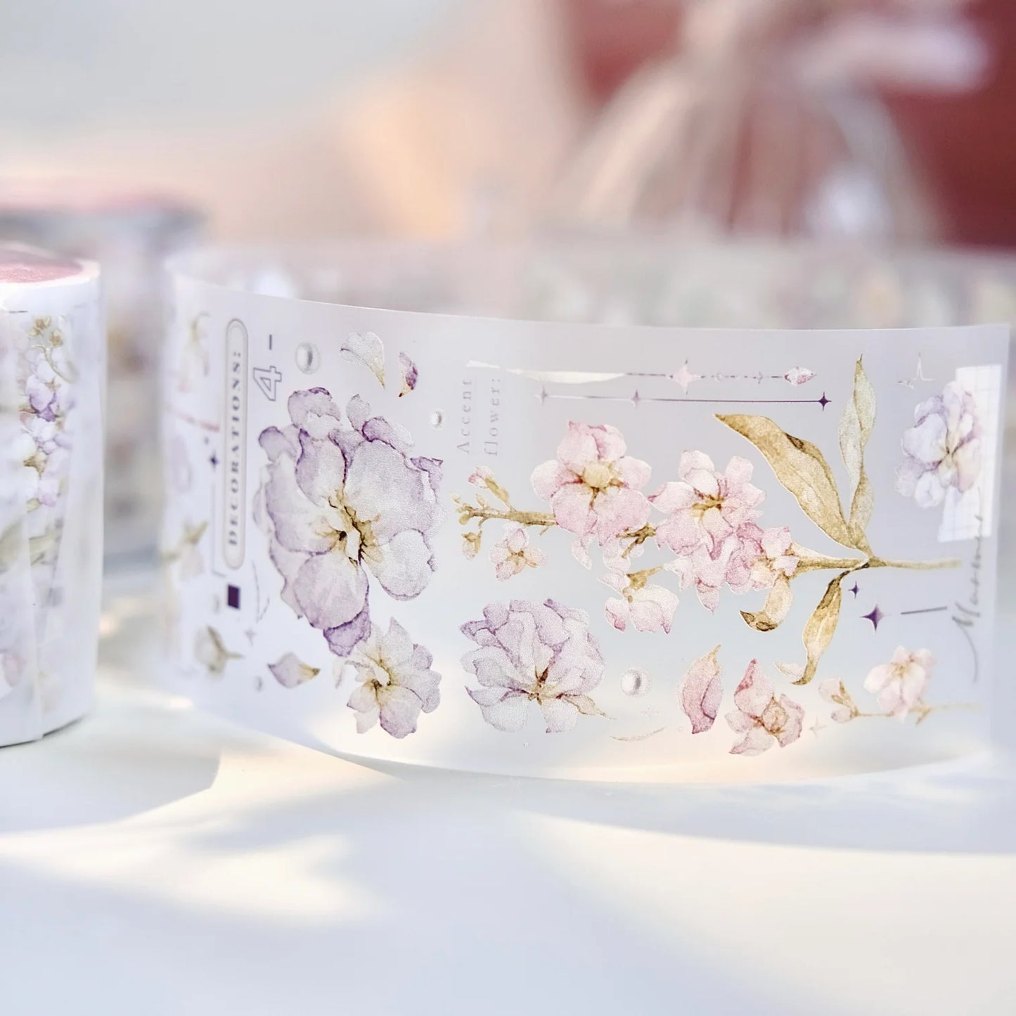 Freckles Tea Vol. 4 floating dream florist - Matte Pet tape (Single loop)