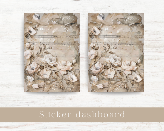 Sticker dashboard: Musical