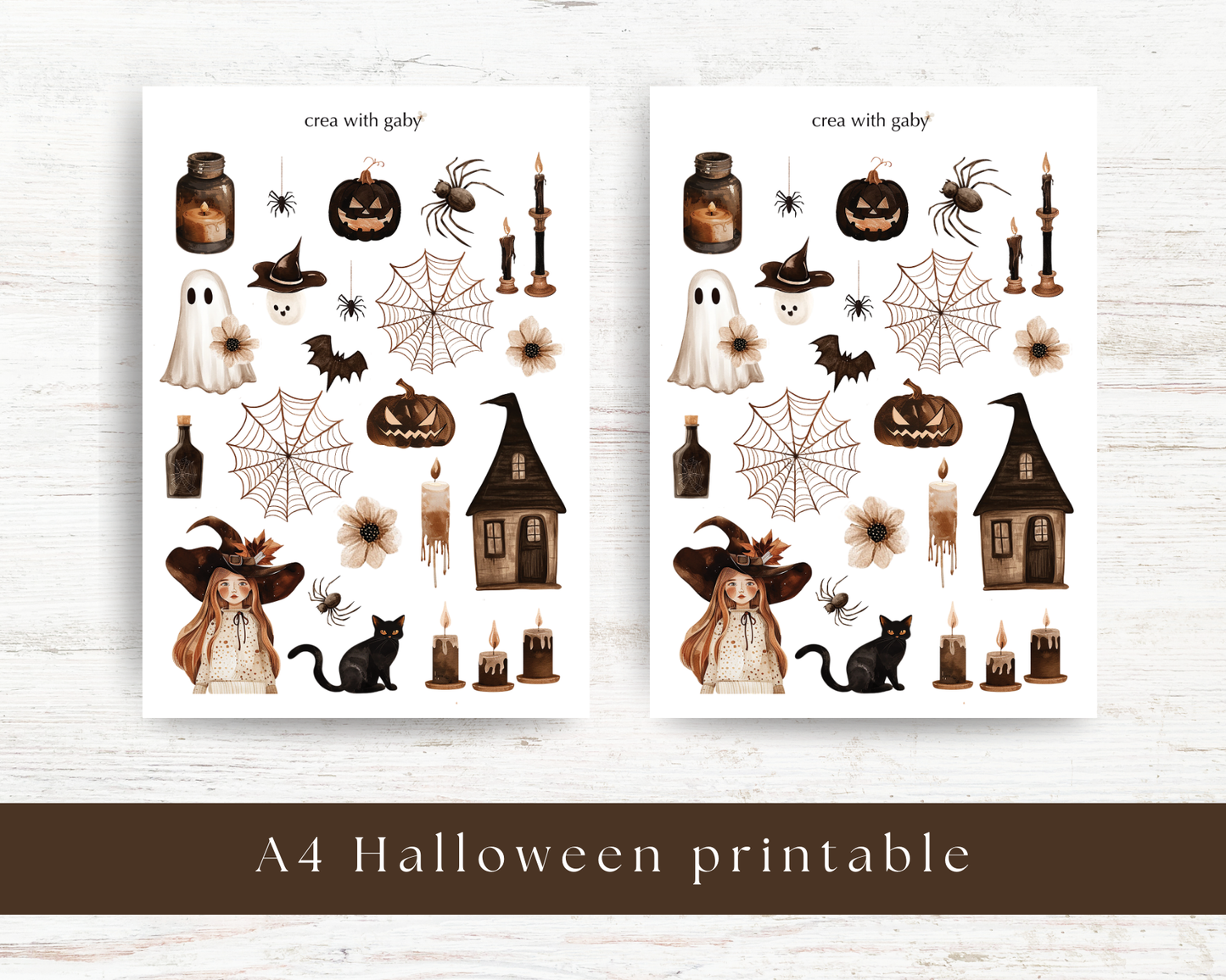 A4 Halloween printable