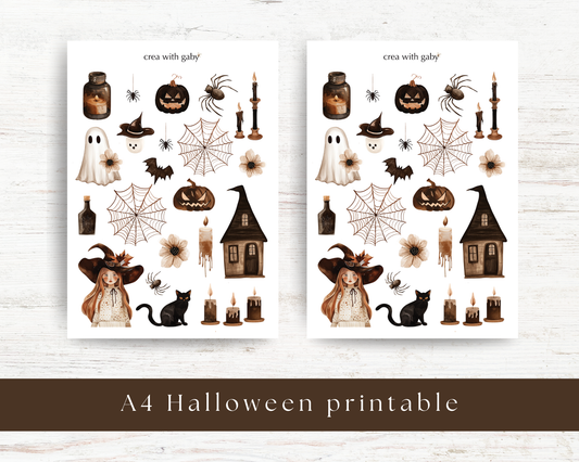 A4 Halloween printable