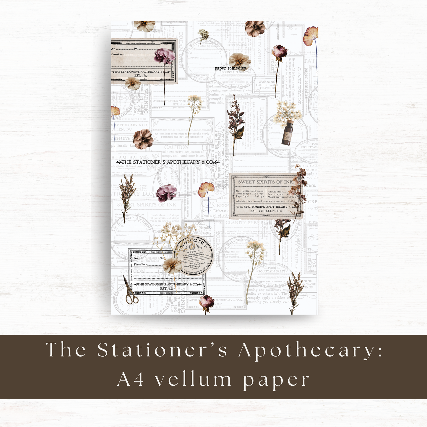 A4 Vellum: The Stationer's Apothecary