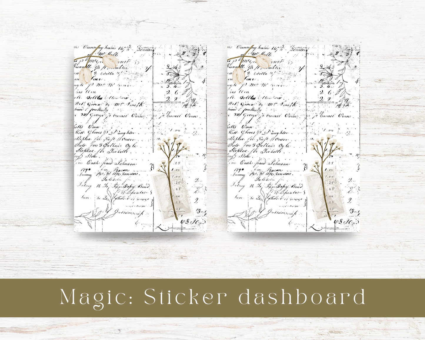 Sticker dashboard: Magic collection