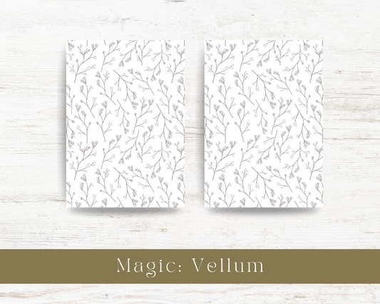 Vellum paper: Magic collection