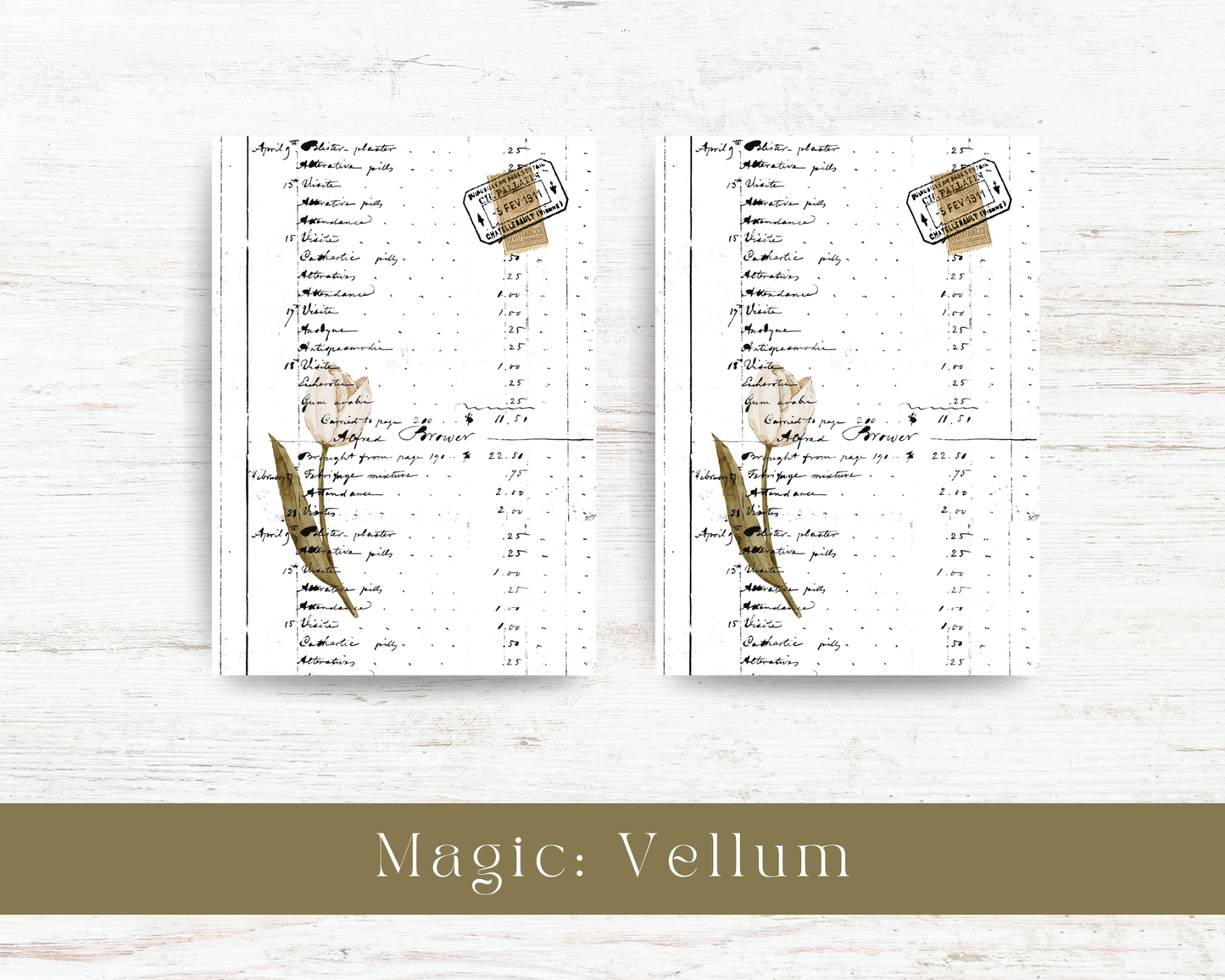Vellum paper: Magic collection