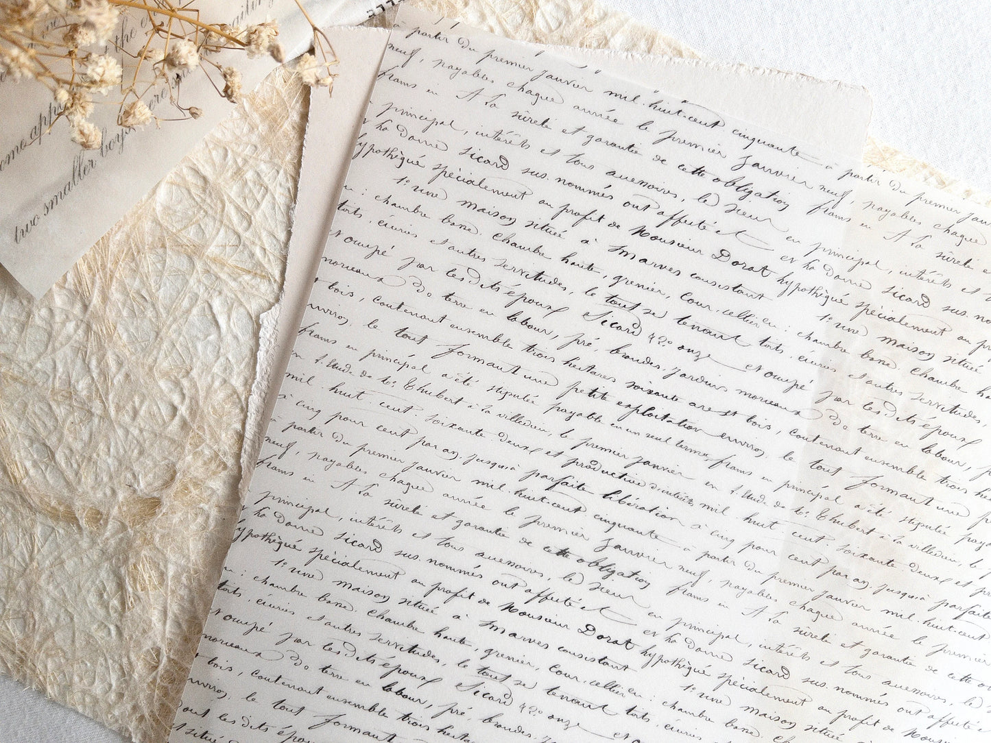 Vellum paper: Memories