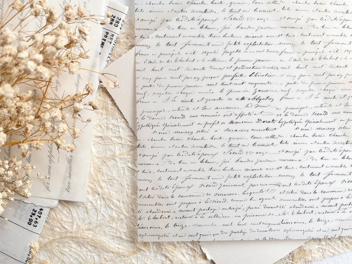 Vellum paper: Memories