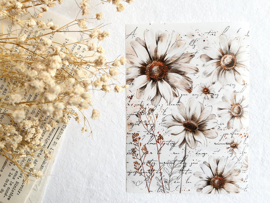 A6 floral sticker dashboards