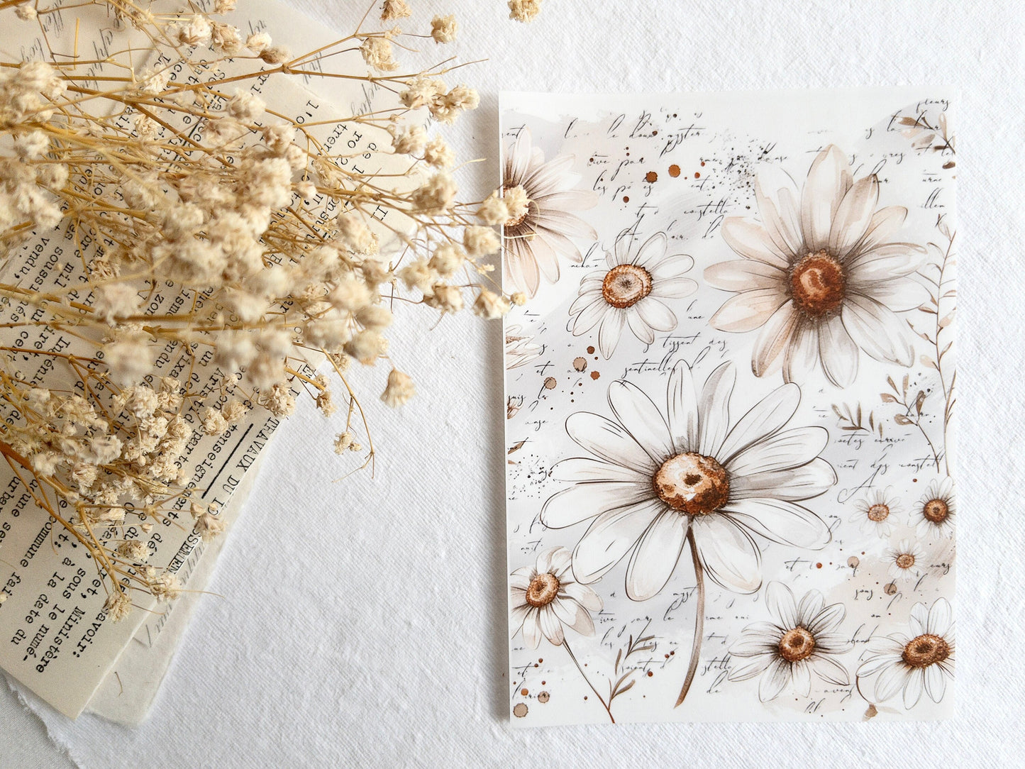 A6 floral sticker dashboards