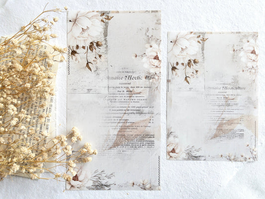 Sticker dashboard: White blooms collection