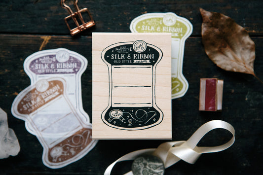 OURS Studio: Thread Card Rubber Stamp
