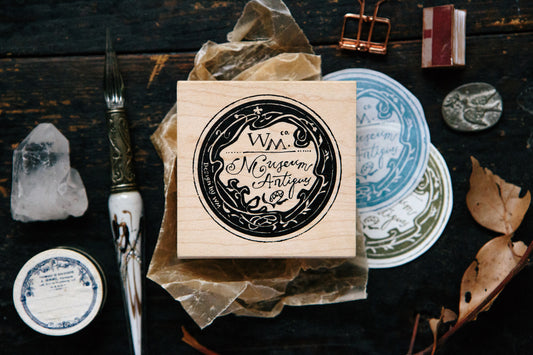 OURS Studio: Paper Label Rubber Stamp