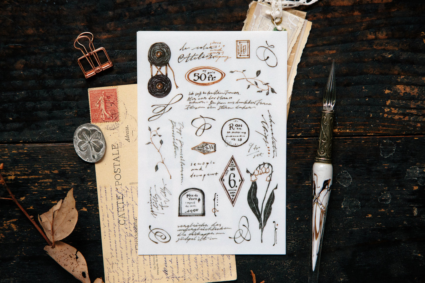 OURS Studio: Handwriting 2 Print-on Transfer Sticker