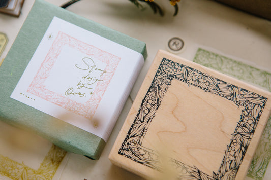 OURS Studio: Muguet Frame Rubber Stamp