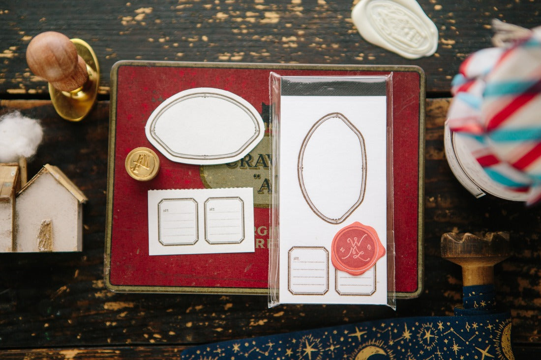 OURS Studio: Shell Label Letterpress Book