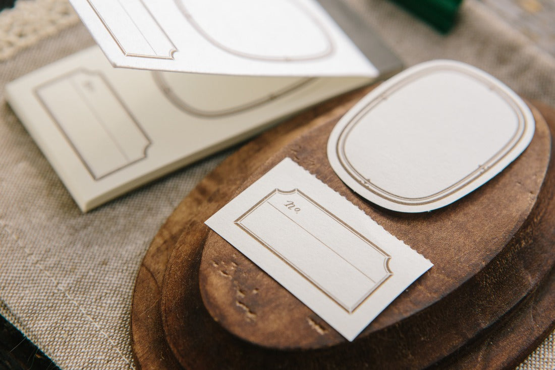 OURS Studio: Hypoellipse Label Letterpress Book