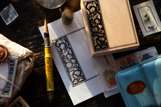 OURS Studio: Flower Frame A Rubber Stamp