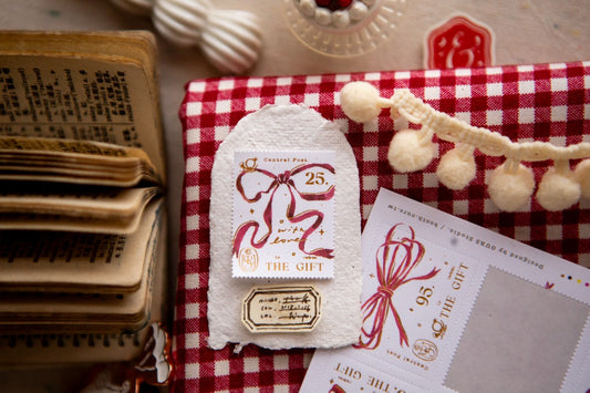 OURS Studio: Ribbon Bow Stamp Sticker