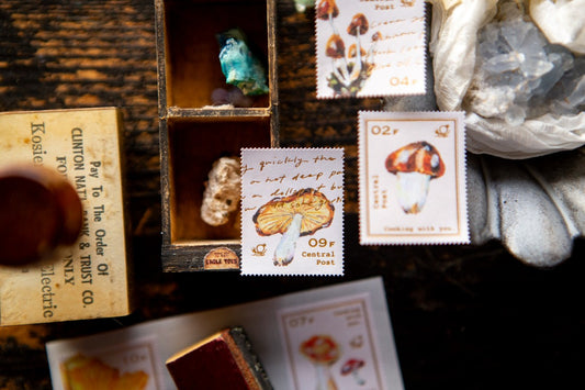 OURS Studio: Mushroom Recipe Stamp Sticker