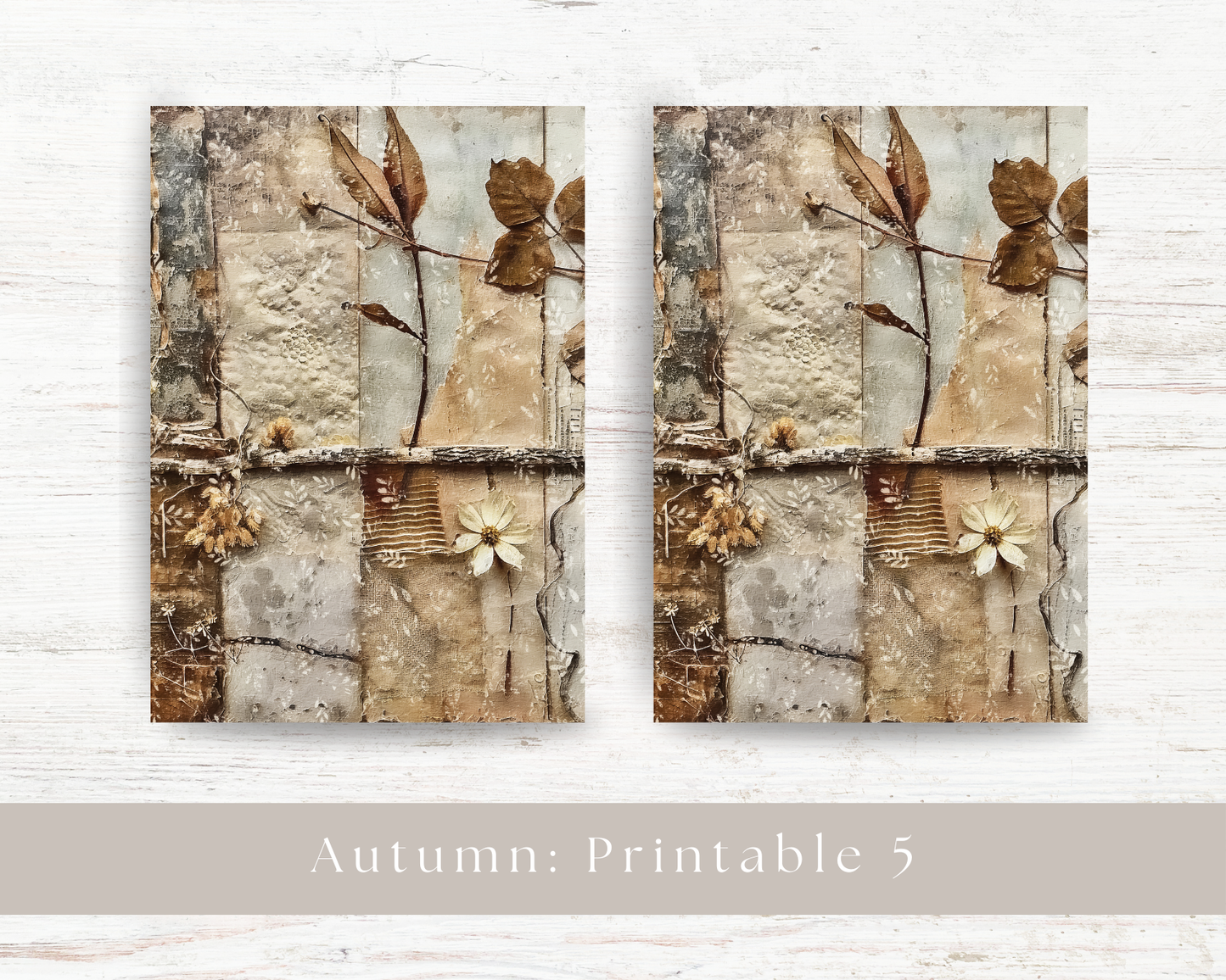 A5 printable: Autumn collection