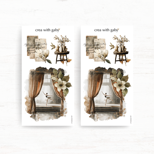 Deco stickers: Nostalgia (February 2026 sub kit)