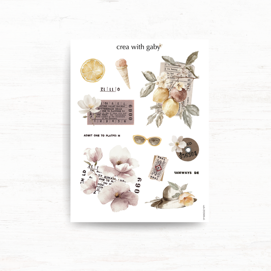 Deco stickers: Summer escapade (August 2026 sub kit)