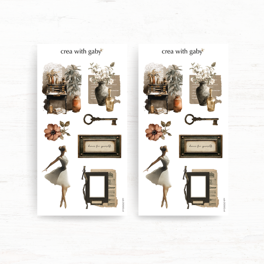 Deco stickers: Nostalgia (February 2026 sub kit)