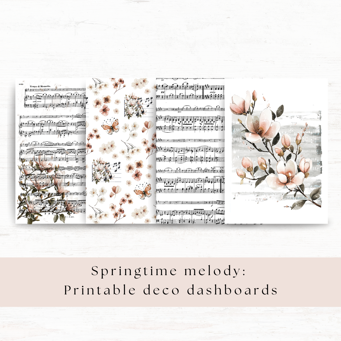 Printable dashboards: Springtime melody