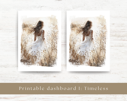 Printable dashboards: Timeless collection