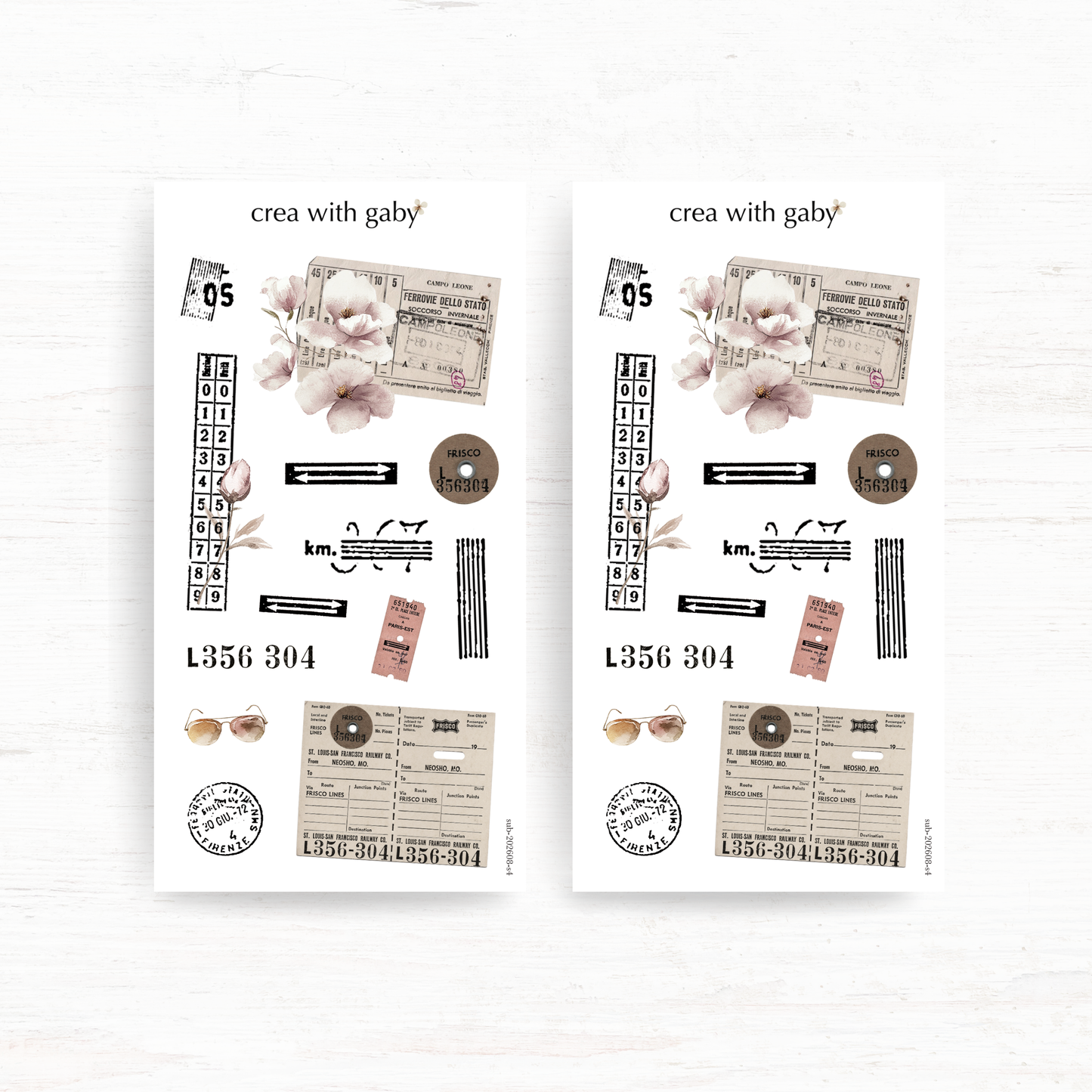 Deco stickers: Summer escapade (August 2026 sub kit)