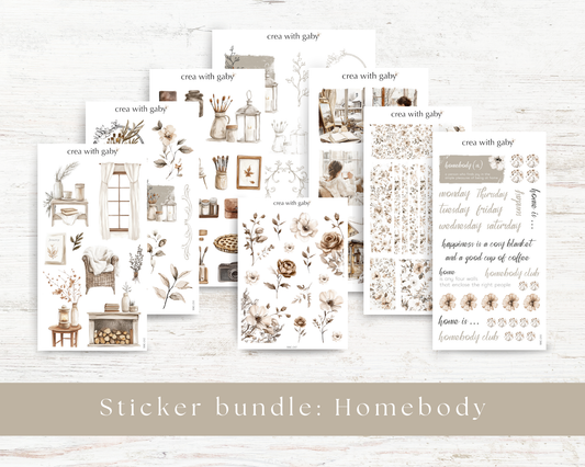 Deco sticker kit: Homebody collection