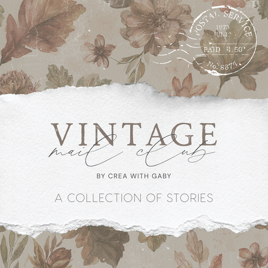 Vintage mail club (monthly subscription)