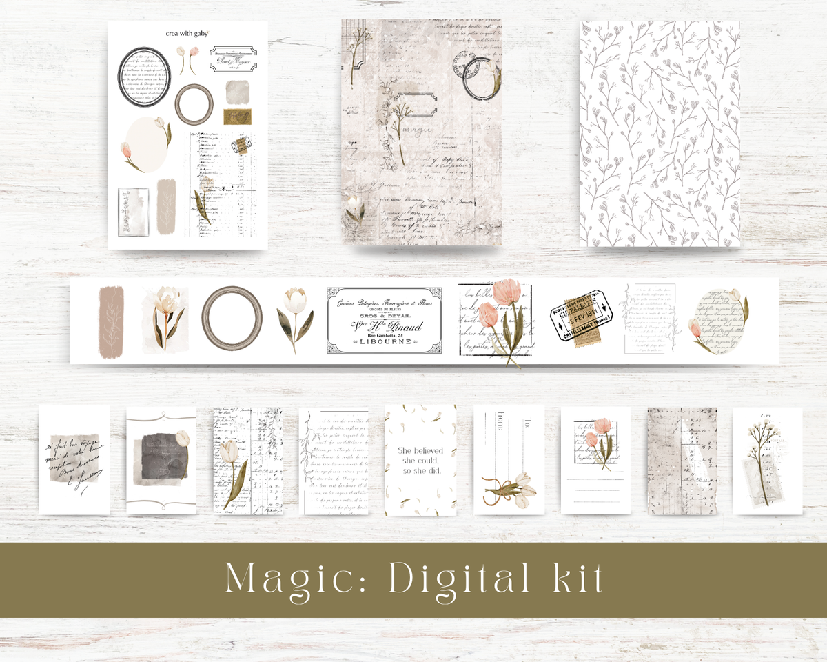 Digital journaling kit: Magic collection – creawithgaby