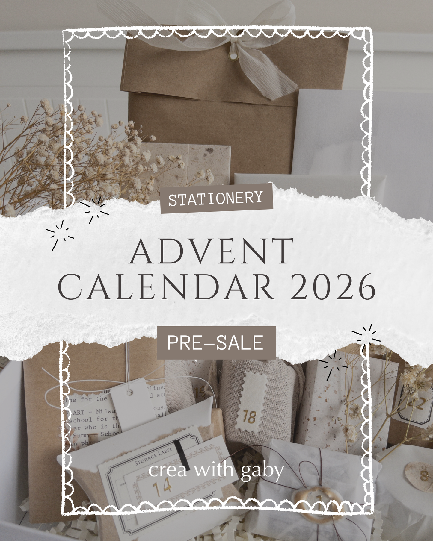 [PRE-ORDER] Journaling advent calendar 2026 (Please read before purchasing)