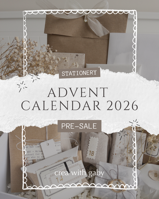 [PRE-ORDER] Journaling advent calendar 2026 (Please read before purchasing)