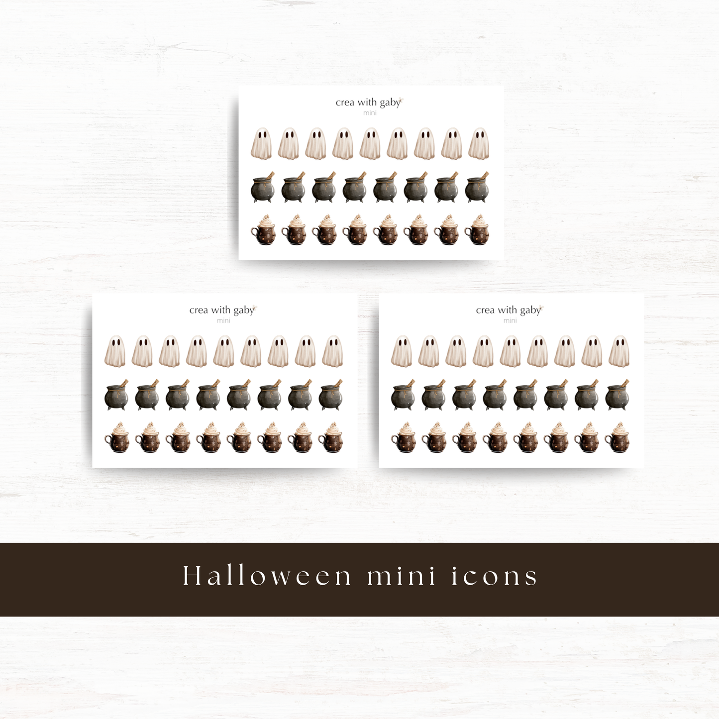 Mini Halloween icons