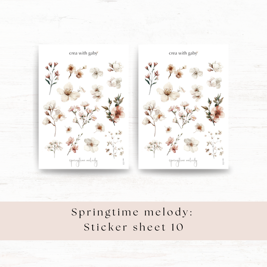 Deco stickers: Springtime melody
