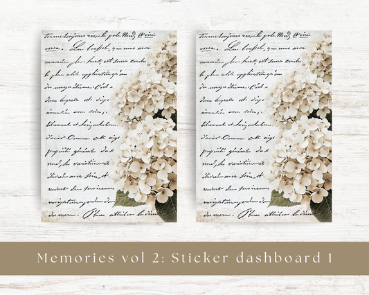 Sticker dashboards: Memories vol 2