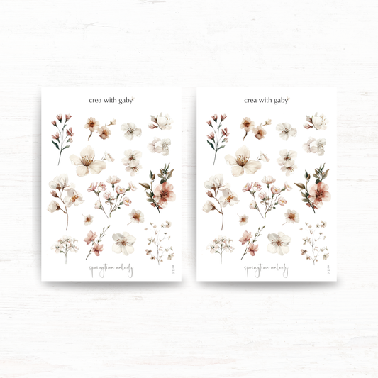 Deco stickers: Springtime melody