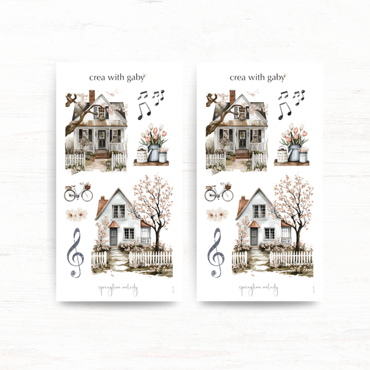 Deco stickers: Springtime melody