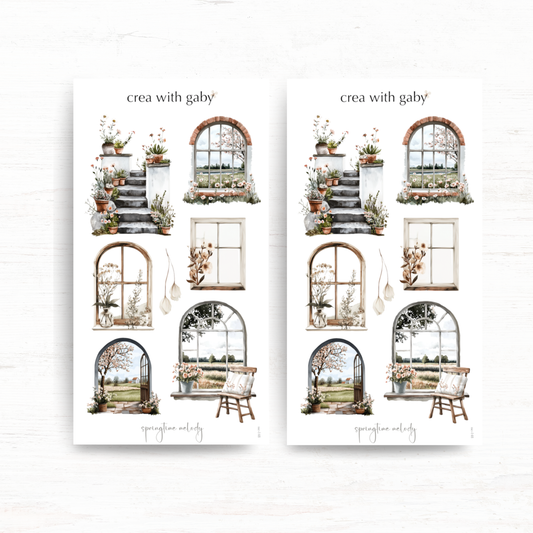Deco stickers: Springtime melody
