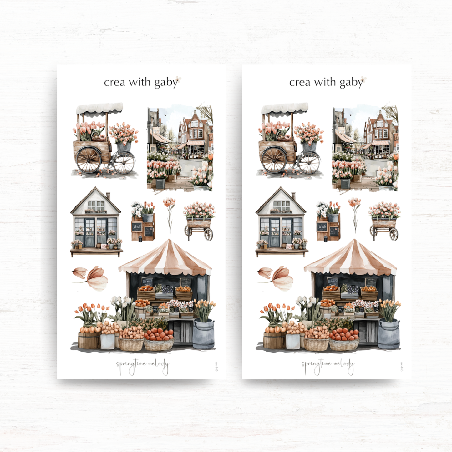 Deco stickers: Springtime melody