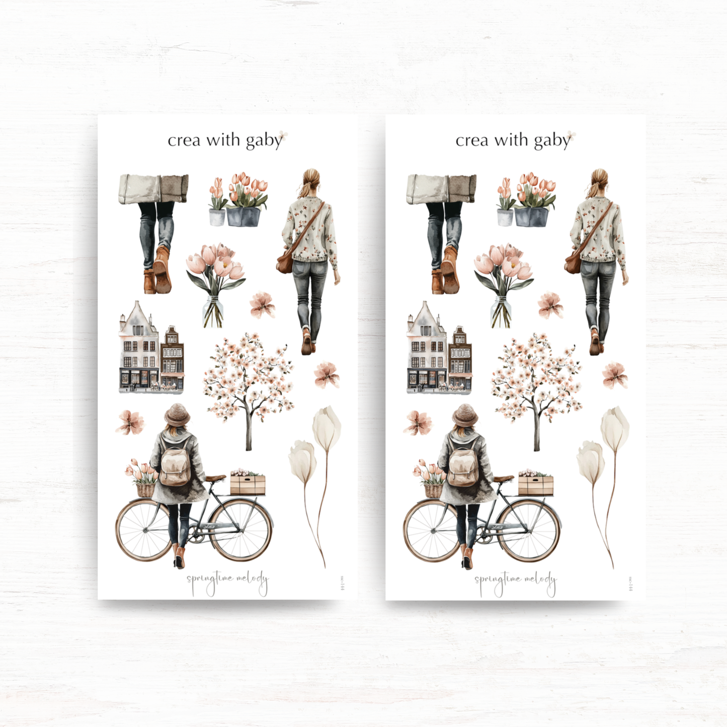 Deco stickers: Springtime melody