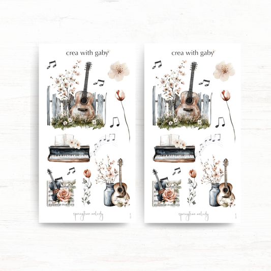Deco stickers: Springtime melody