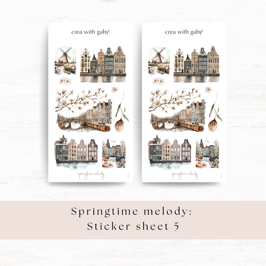 Deco stickers: Springtime melody