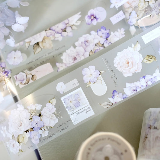 Freckles Tea Vol. 4 spring flower - Matte Pet tape (Single loop)