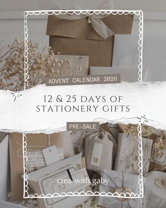 [PRE-ORDER] Journaling advent calendar 2026 (Please read before purchasing)