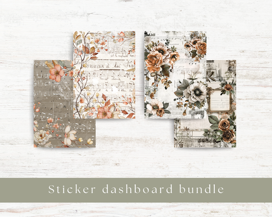Sticker dashboard bundle