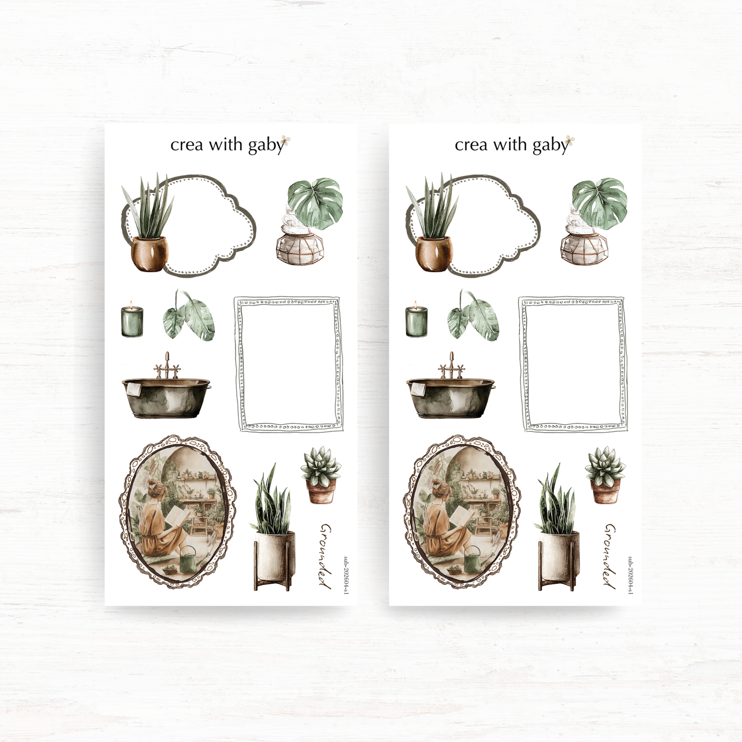 Deco stickers: But first, me (April 2026 sub kit)