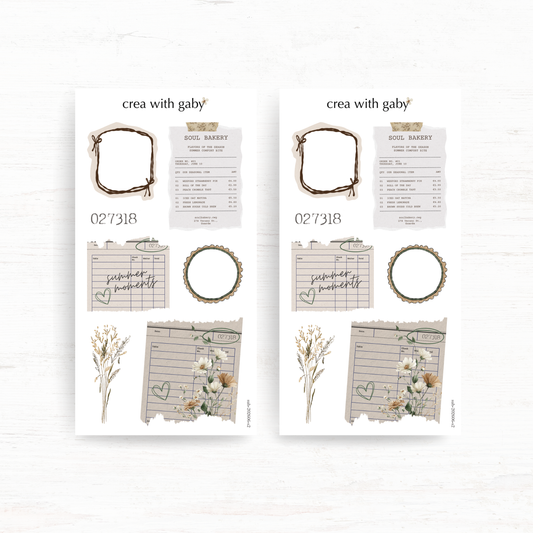 Deco stickers: Soul bakery (June 2026 sub kit)