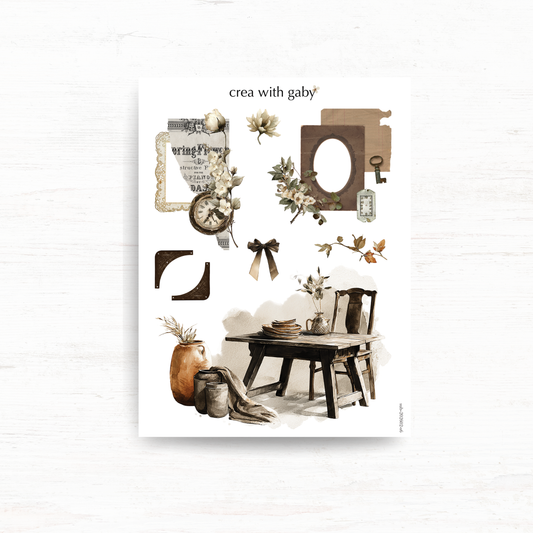 Deco stickers: Nostalgia (February 2026 sub kit)